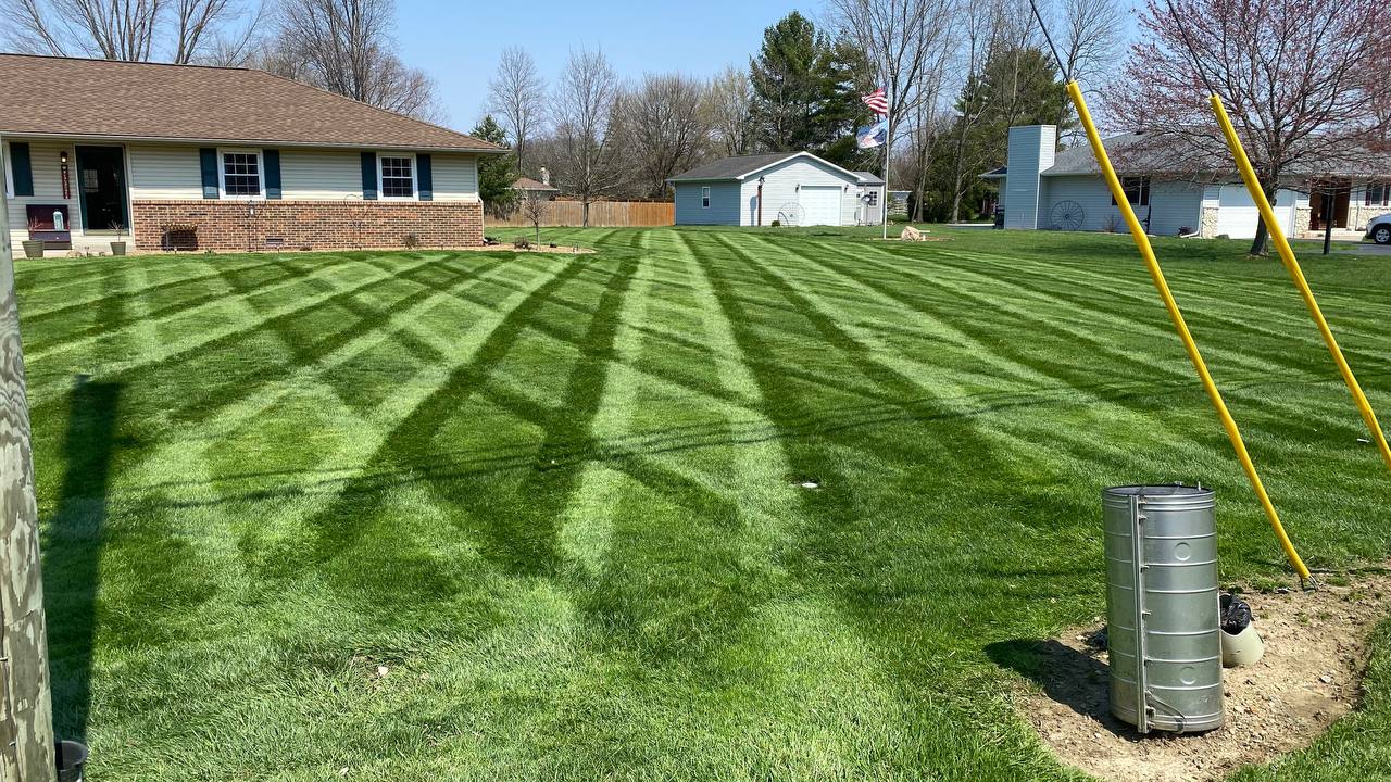 Diamond Pattern Lawn