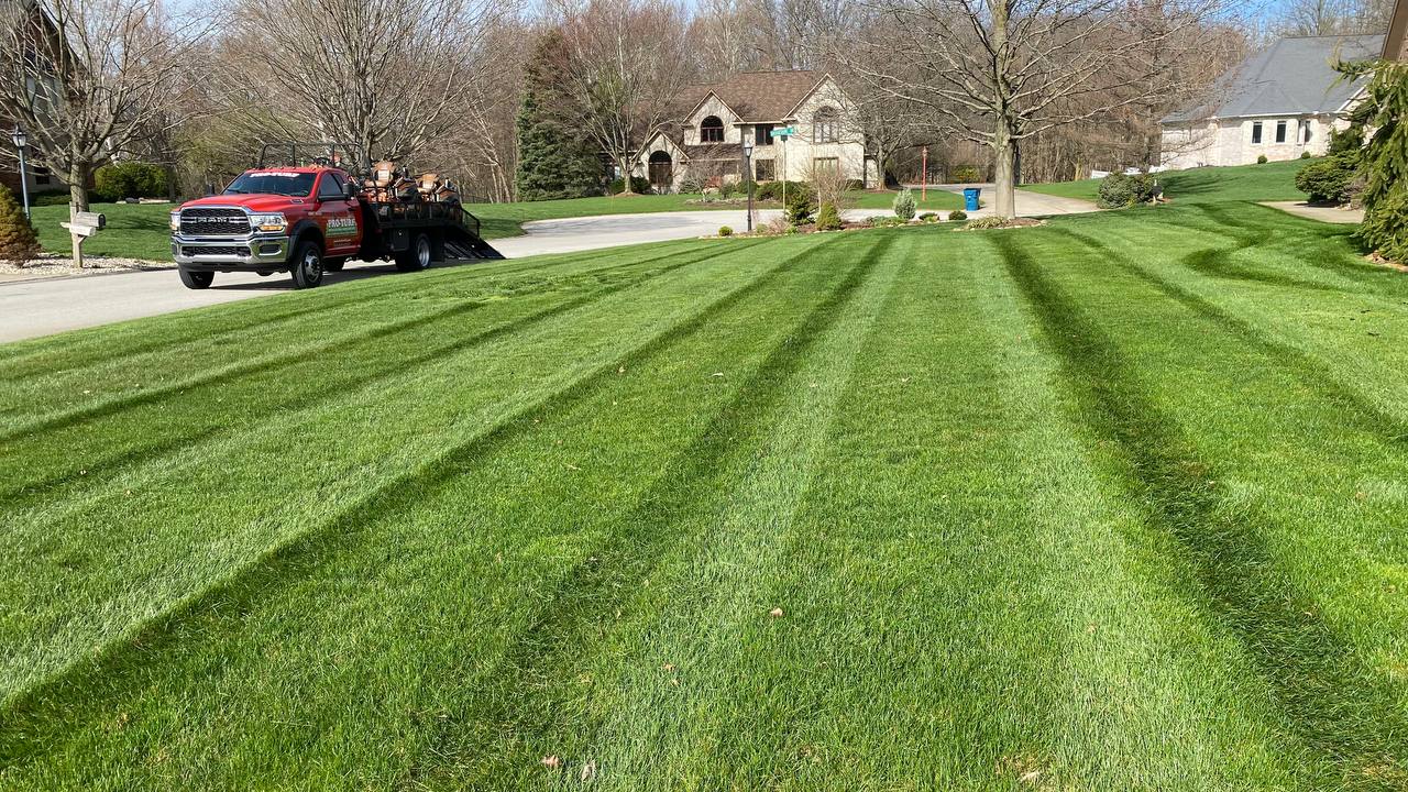 Pro-Turf Truck at Luxury Home