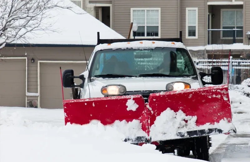 plowing driveway